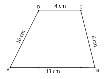Exemple de calcul du périmètre du trapèze