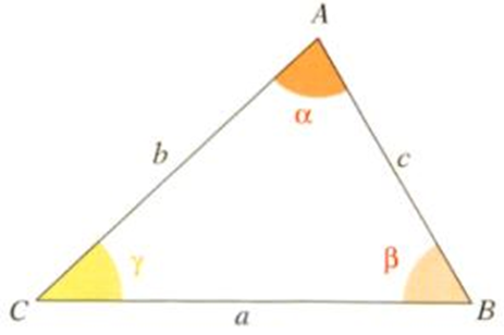 Calculateur de la loi des sinus dans un triangle en ligne